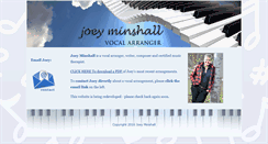 Desktop Screenshot of joeyminshall.com